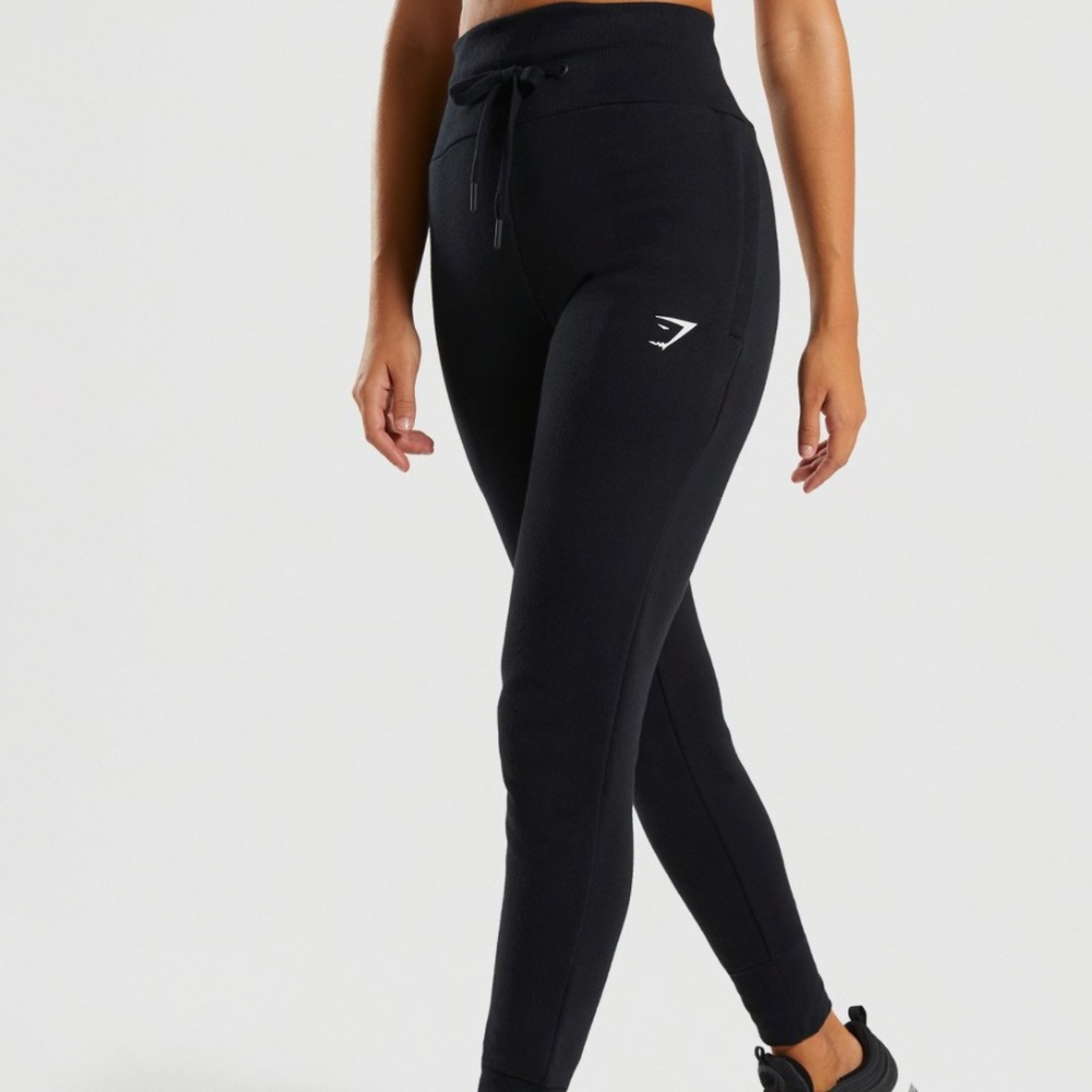Gymshark Black High Waisted Joggers Small